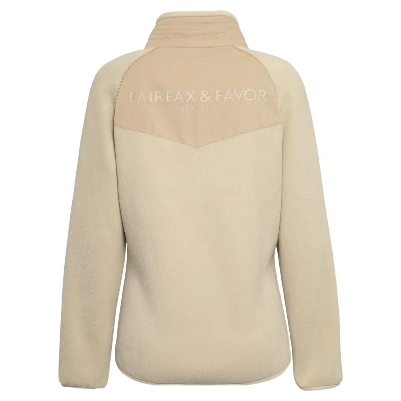 Fairfax and Favor The Aria 1/4 Zip Fleece in Oatmeal-1