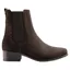 Fairfax and Favor The Brogued Chelsea Boot in Chocolate Suede