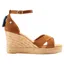 Fairfax and Favor Valencia Wedge in Tan Suede