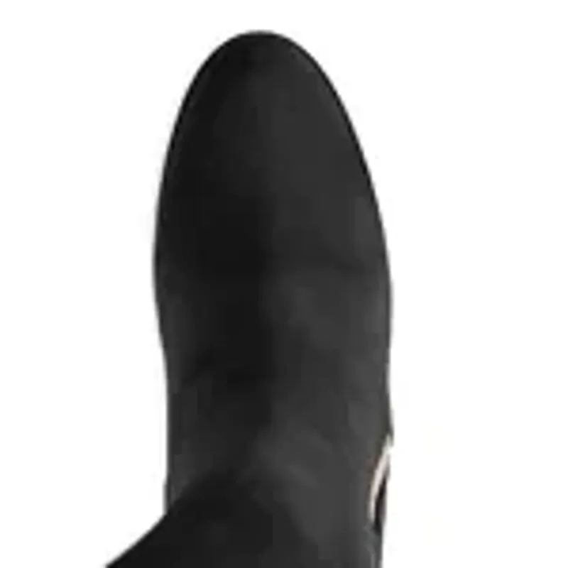 Fairfax and Favor Regina High Heeled Boots Regular Fit in Black Suede-2