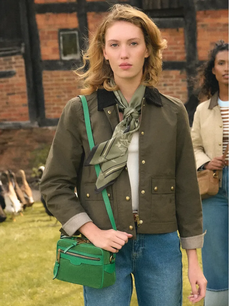 Fairfax and Favor Fulham Crossbody Bag in Clover-4