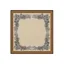 Fairfax and Favor Mannington Silk Scarf in White/Navy/Orange
