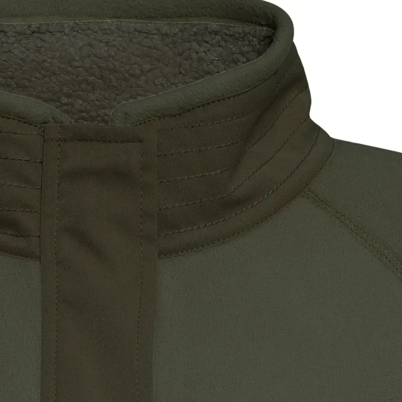 Fairfax and Favor The Aria 1/4 Zip Fleece in Khaki-2