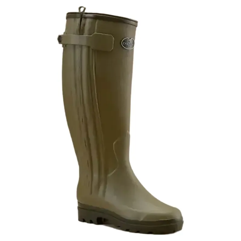 Le Chameau Chasseaur Womens Neo Wellington Boot in Vert-1