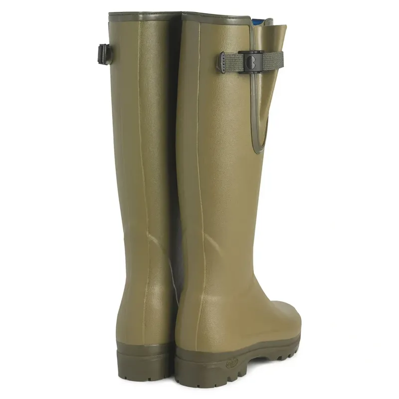 Le Chameau Womens Vierzonord Neo Lined Wellington Boots in Vert-2