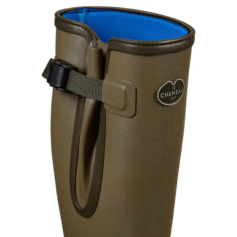 Le Chameau Men's Vierzonord Neoprene Lined Wellington Boots in Vert-3