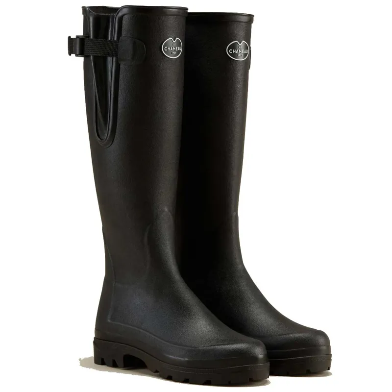 Le Chameau Vierzonord FE Wellington Boots in Noir