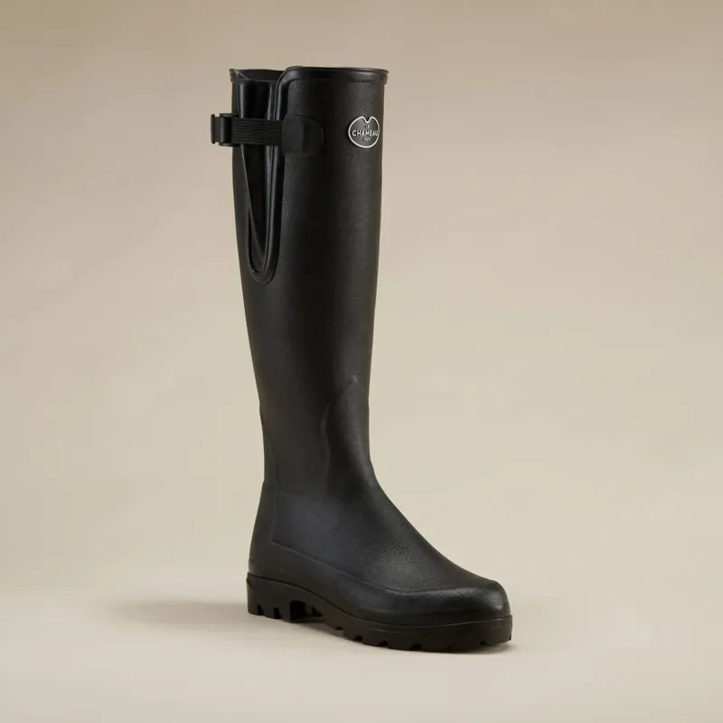 Le Chameau Vierzonord FE Wellington Boots in Noir-3