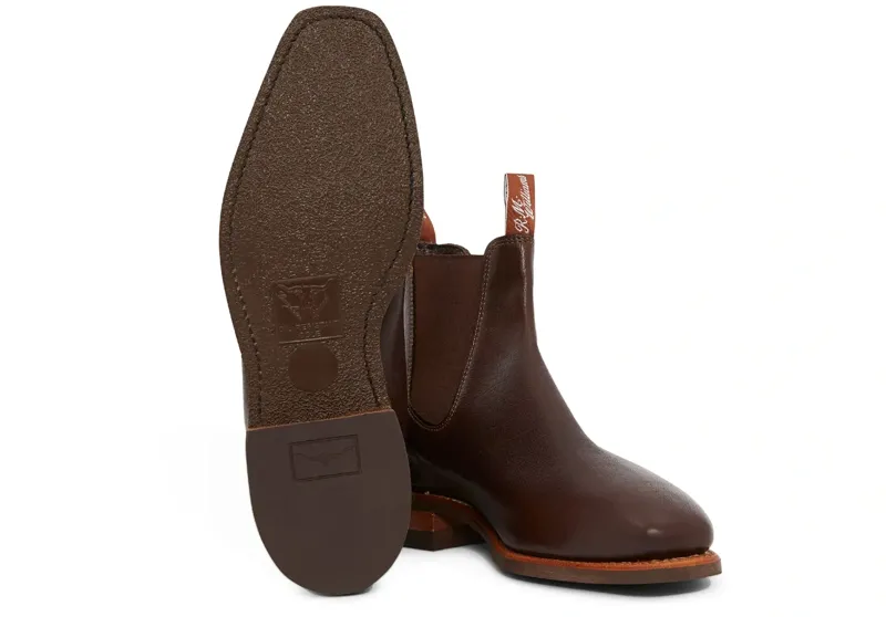 R M Williams Kangaroo Comfort Craftsman Boot in Chocolate-2