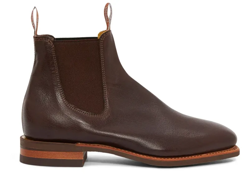 R M Williams Kangaroo Comfort Craftsman Boot in Chocolate