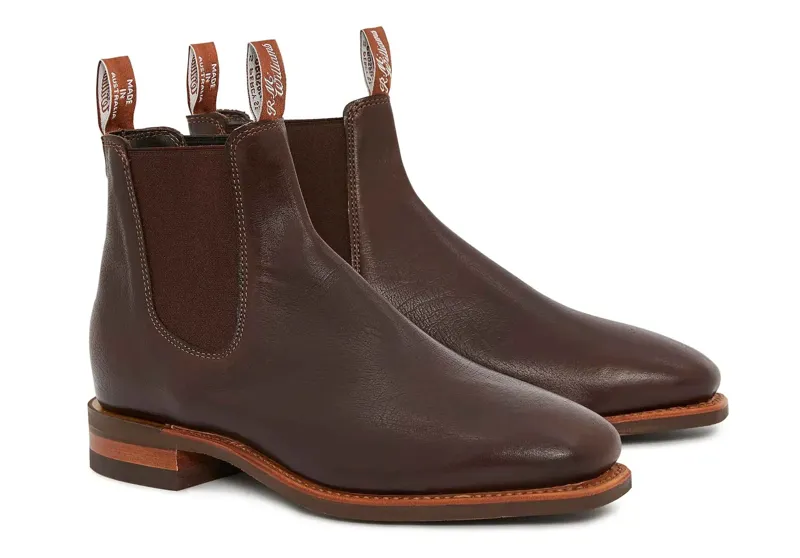 R M Williams Kangaroo Comfort Craftsman Boot in Chocolate-1