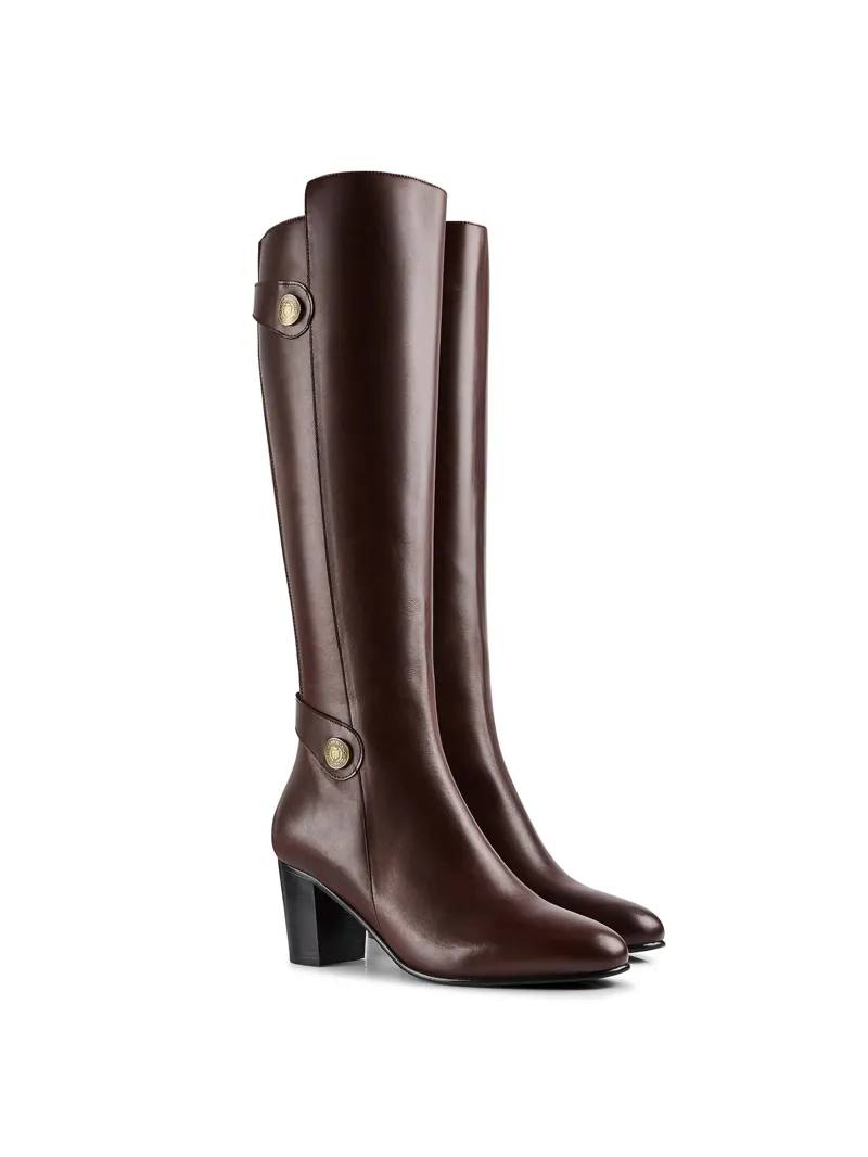 Fairfax and Favor The Upton Boots in Mahogany Leather-1