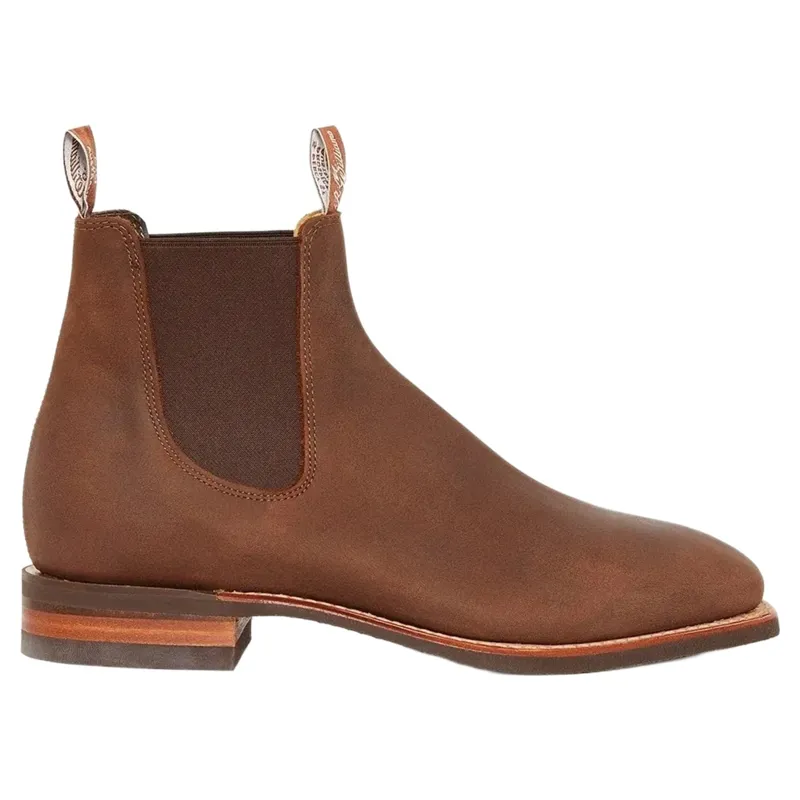 R M Williams Comfort Craftsman Boot in Bark Oily Fern