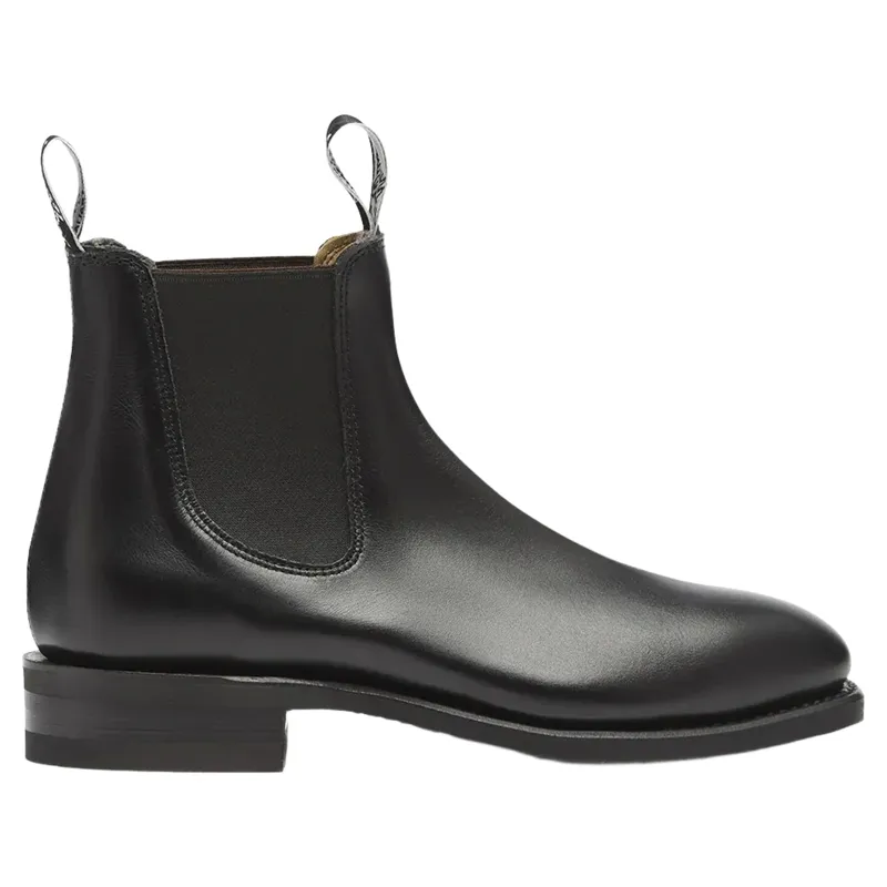 R M Williams Comfort Craftsman Boot in Black Leather
