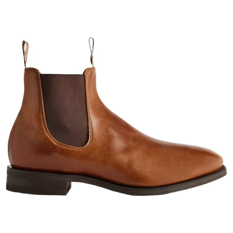 R M Williams Comfort Craftsman Boot in Tan Pull Up