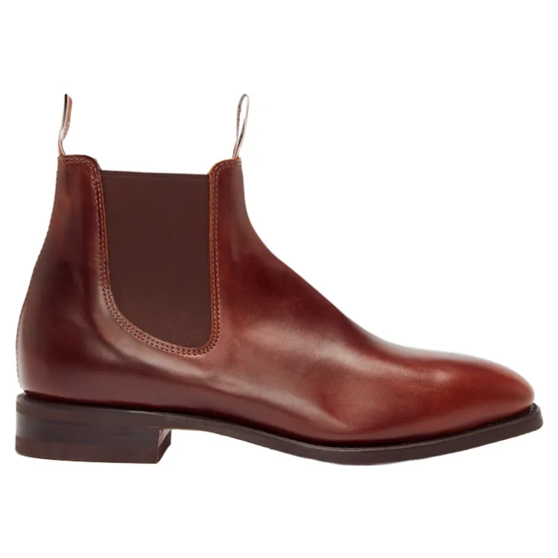 R M Williams Comfort Craftsman Boot in Mid Brown Pull Up