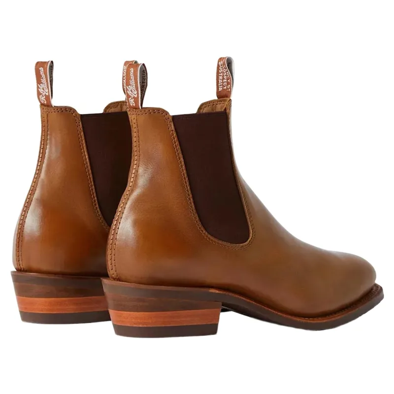R M Williams Comfort Lady Yearling Chelsea Boot in Caramel Pull Up-2