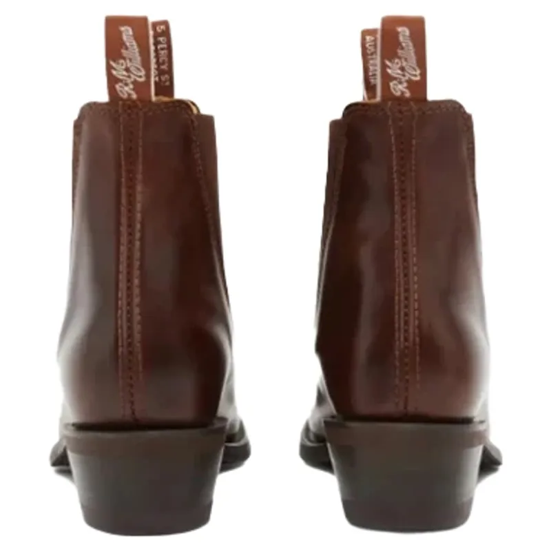 R M Williams Comfort Lady Yearling Chelsea Boot in Mid Brown-2