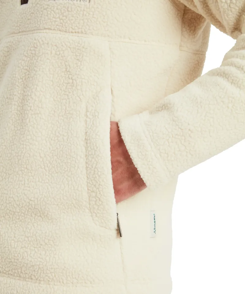 Schoffel Berkeley Retro Quarter Zip Fleece in Ecru-6
