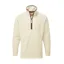 Schoffel Berkeley Retro Quarter Zip Fleece in Ecru