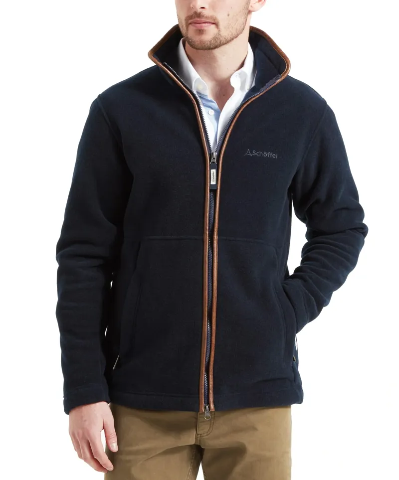Schoffel Cottesmore Fleece Jacket in Navy-1