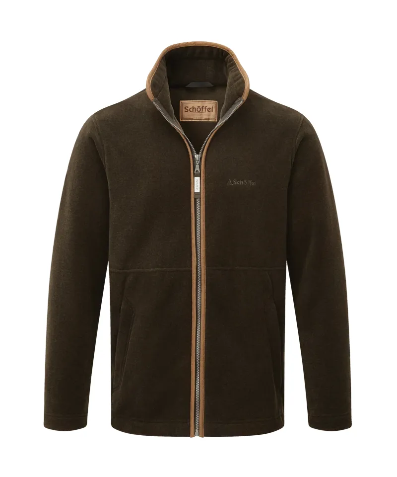 Schoffel Cottesmore Fleece Jacket in Dark Olive