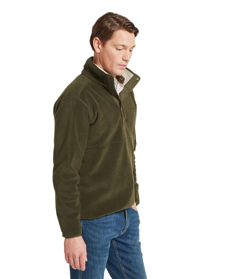 Schoffel Norton Fleece Jacket in Dark Olive-2