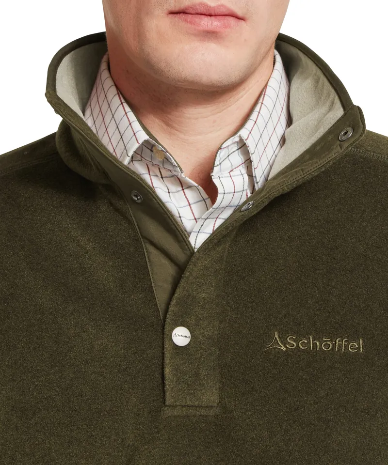 Schoffel Norton Fleece Jacket in Dark Olive-5