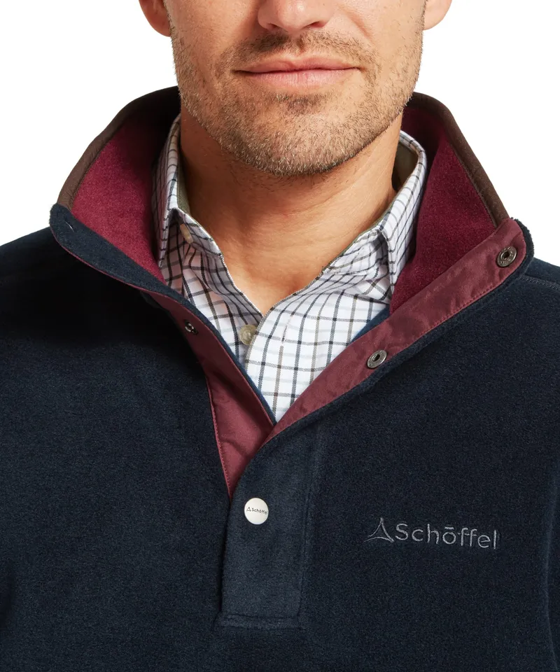 Schoffel Norton Fleece Jacket in Navy-4