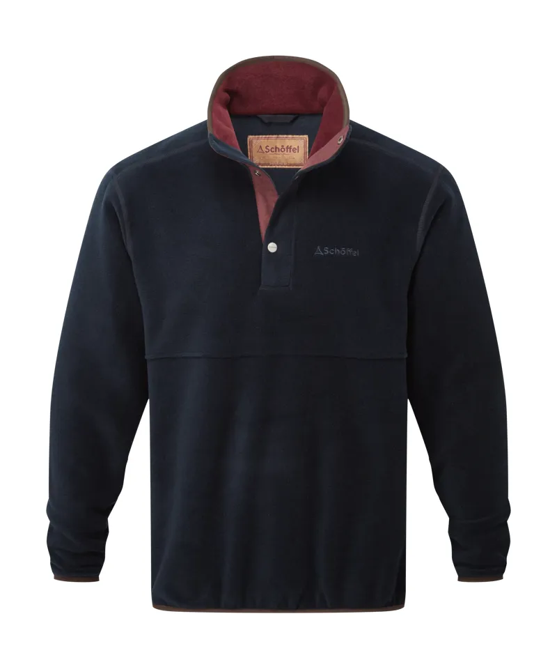 Schoffel Norton Fleece Jacket in Navy