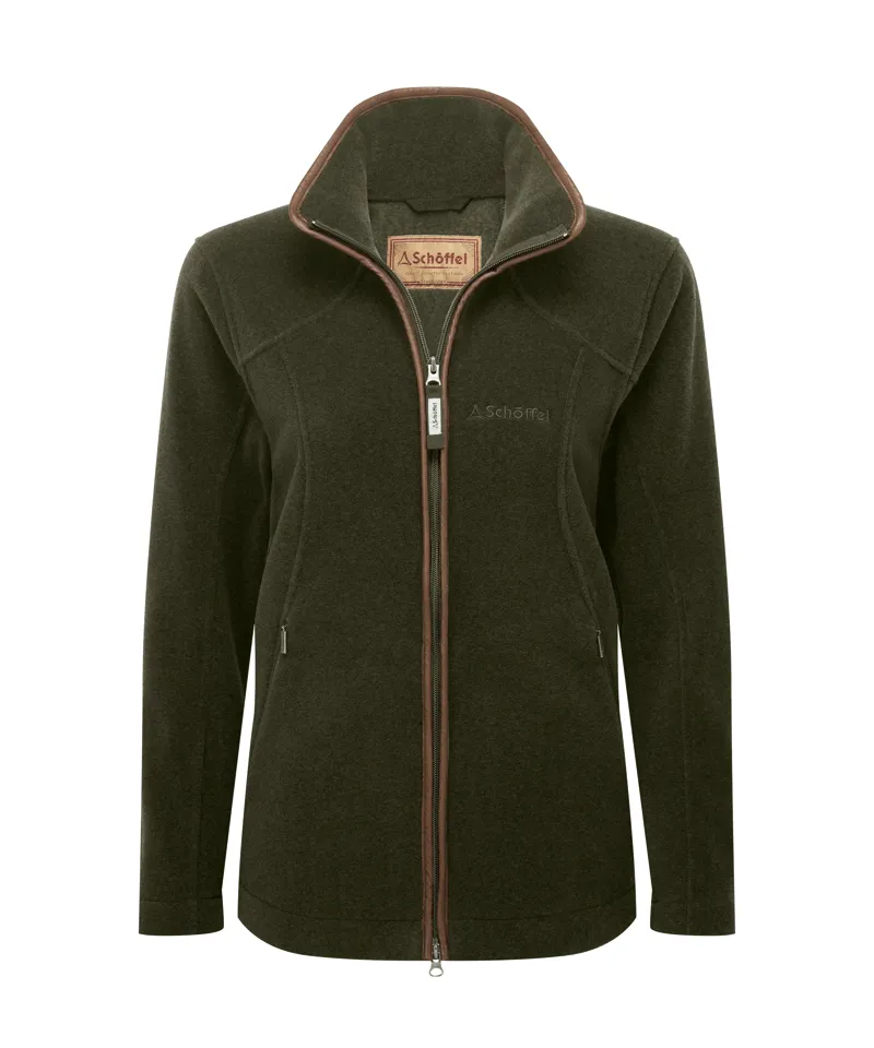 Schoffel Burley II Fleece Jacket in Dark Olive