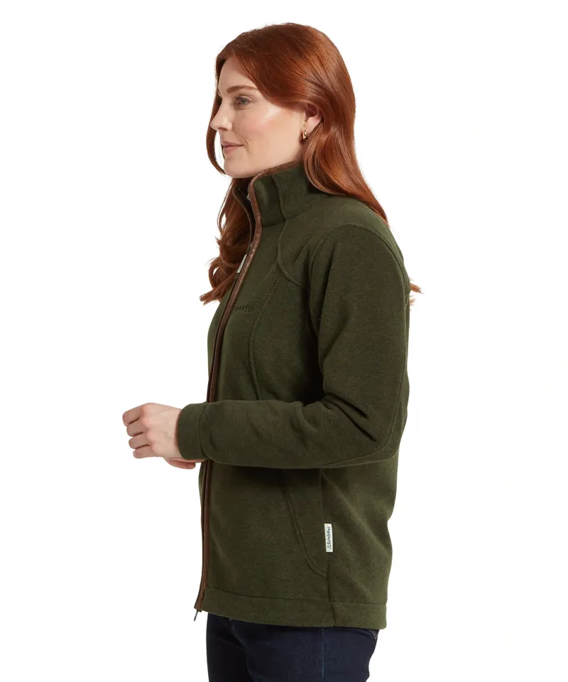 Schoffel Burley II Fleece Jacket in Dark Olive-4