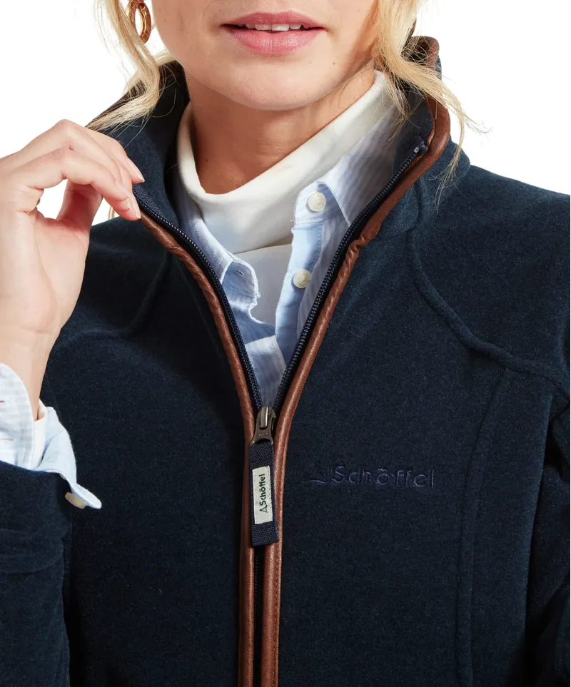 Schoffel Burley Fleece Jacket in Navy-3