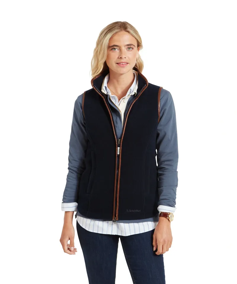 Schoffel Lyndon Fleece Gilet in Navy-4