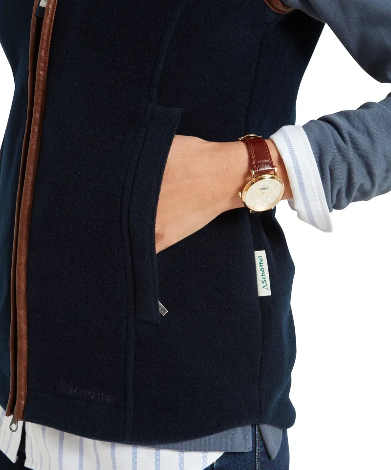 Schoffel Lyndon Fleece Gilet in Navy-1