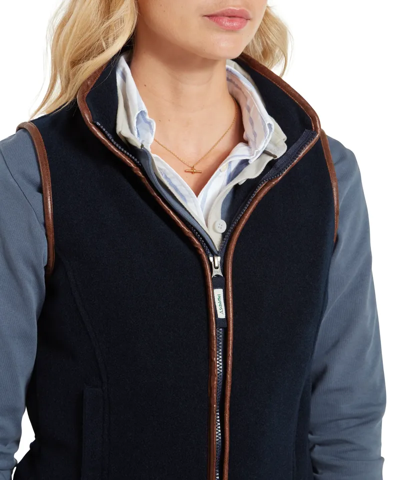 Schoffel Lyndon Fleece Gilet in Navy-3