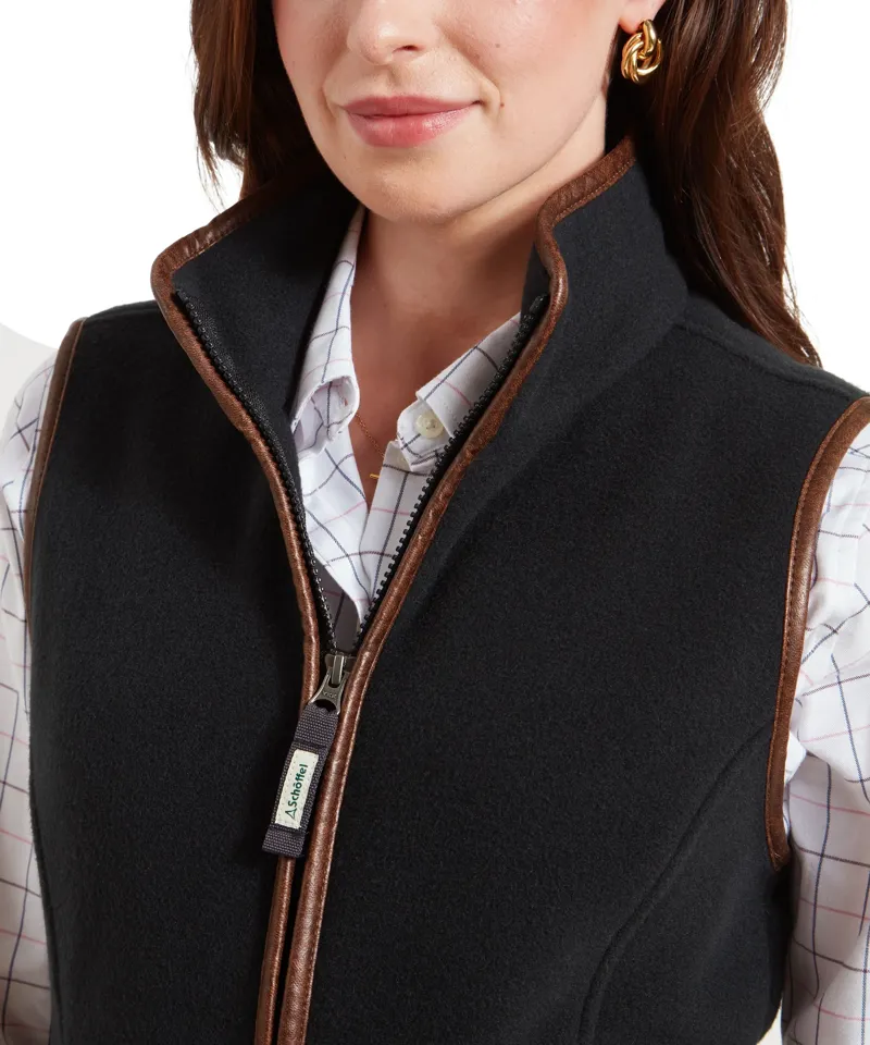 Schoffel Lyndon Fleece Gilet in Gunmetal-5