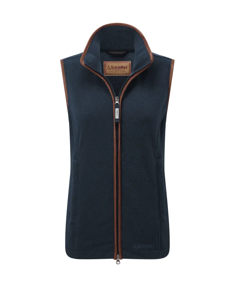 Schoffel Lyndon Fleece Gilet in Petrol