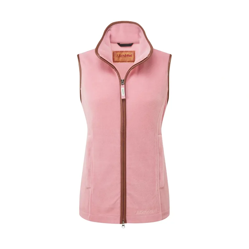 Schoffel Lyndon Fleece Gilet in Antique Rose