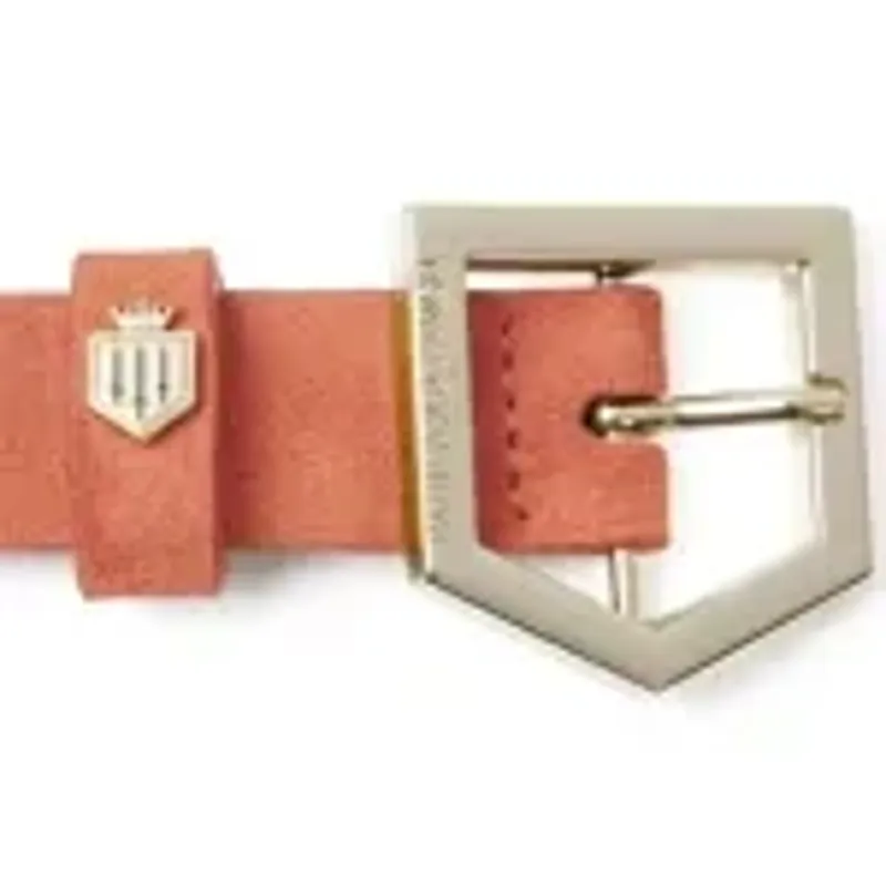 Fairfax and Favor Sennowe Belt in Melon Suede-1