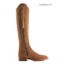 Fairfax and Favor Regina Flat Boots Narrow Fit in Tan Suede