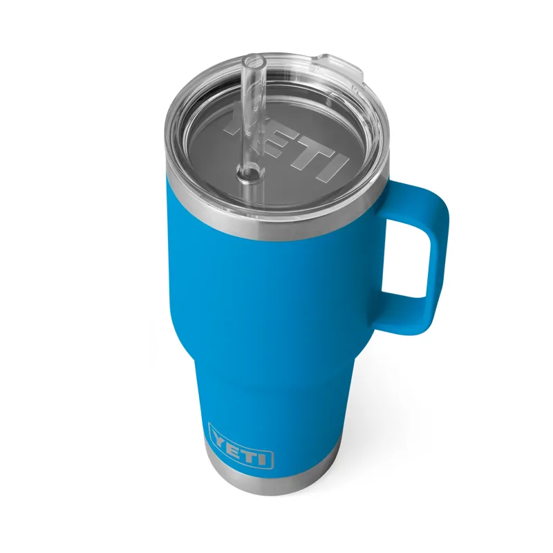 Yeti 35oz Straw Mug in Big Wave Blue-3