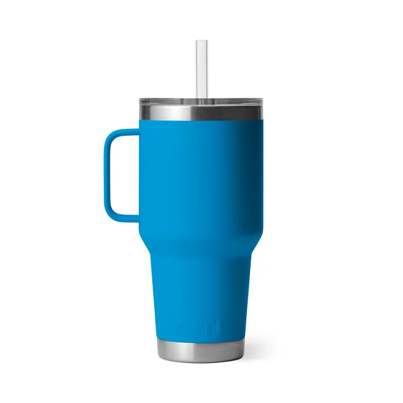 Yeti 35oz Straw Mug in Big Wave Blue-2