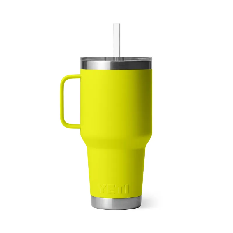 Yeti 35oz Straw Mug in Firefly Yellow-2