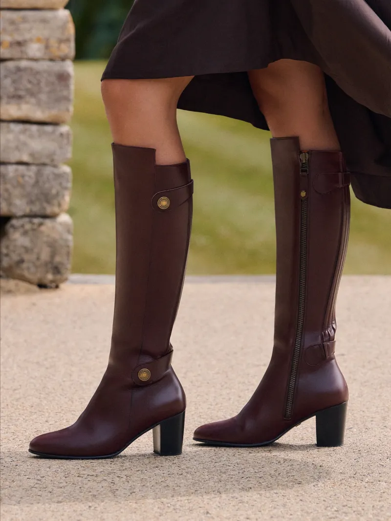 Fairfax and Favor The Upton Boots in Mahogany Leather-4