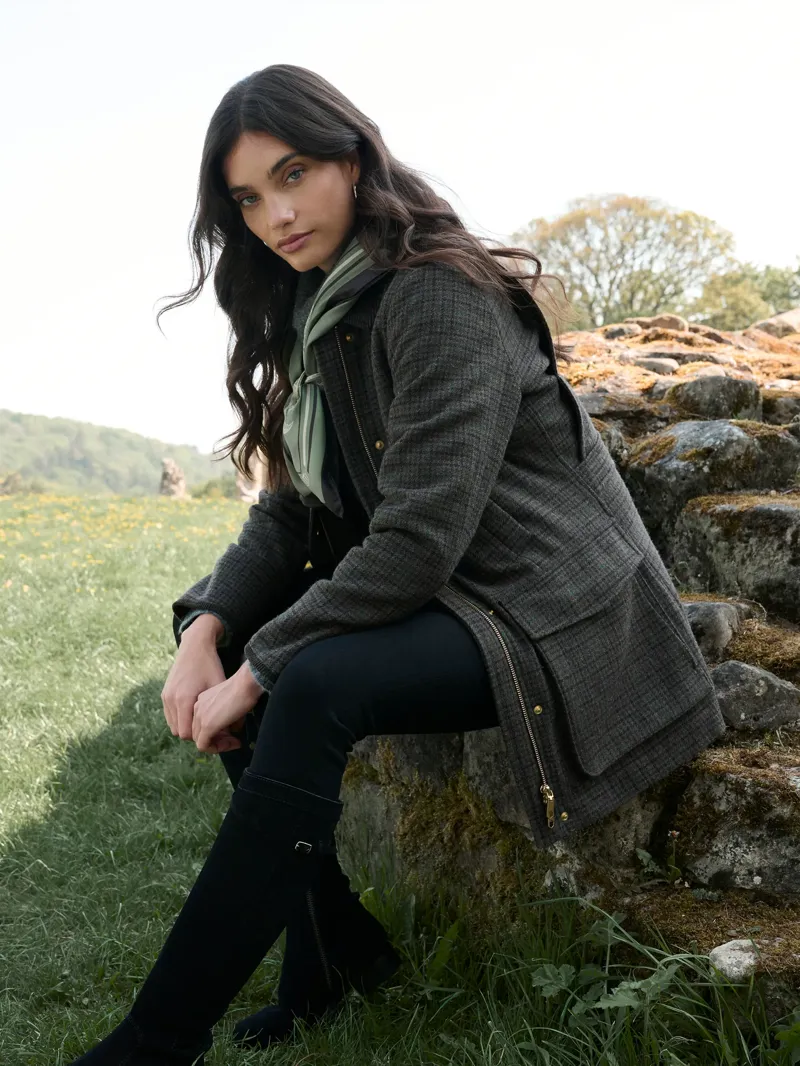 Fairfax and Favor The Willow Wool Coat in Bark-5