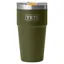 Yeti 20oz Stackable Cup in Olive/ King Crab Orange