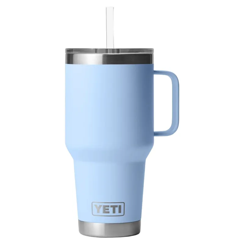 Yeti 35oz Straw Mug in Big Sky Blue
