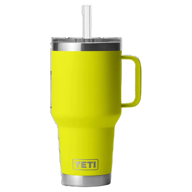 Yeti 35oz Straw Mug in Firefly Yellow