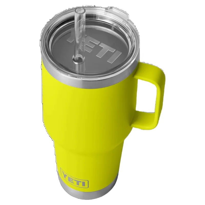 Yeti 35oz Straw Mug in Firefly Yellow-3